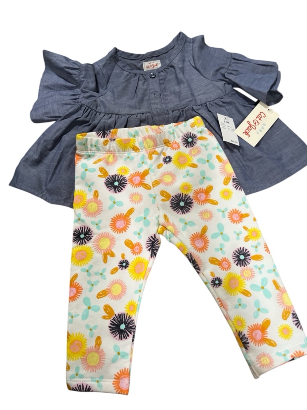 Cat & Jack 2 piece set!  6-9 months NWT